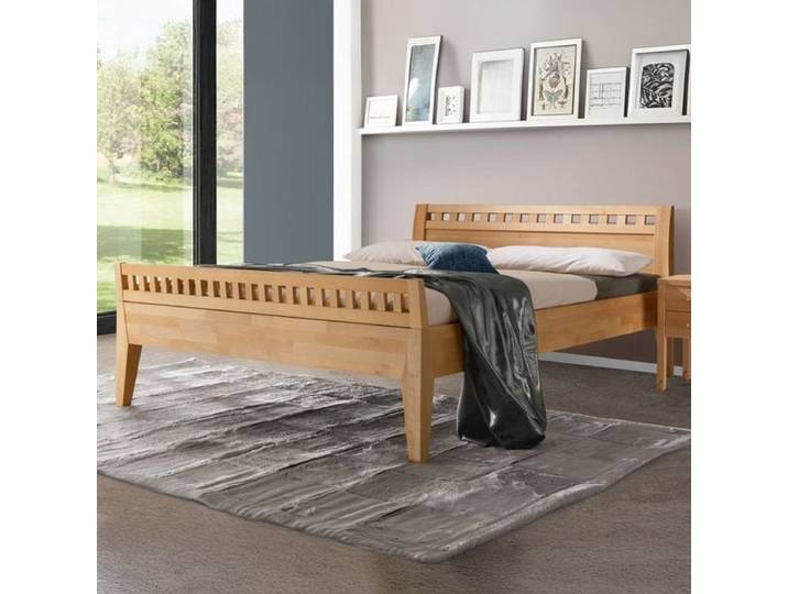 Bett Tapira Komfort Kernbuche Massivholz 140x200cm