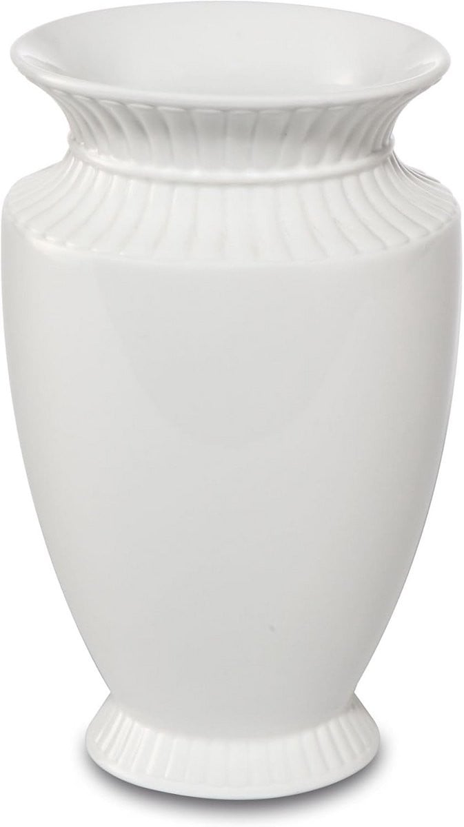 Elegante Witte Porseleinen Vaas voor Volwassenen