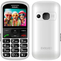 Evolveo EasyPhone XS, mobile phone for seniors, white (2.20", 0.30 Mpx), Tastenhandy, Weiss