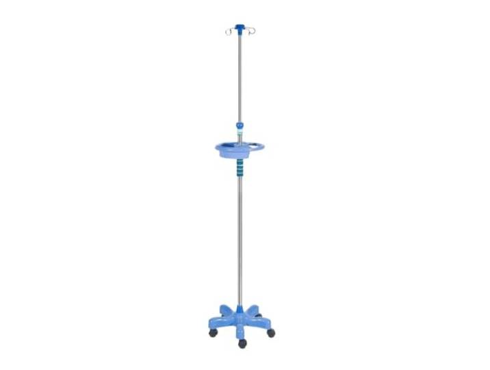Rollbarer Infusionsständer mit Tablett und 4 verstellbaren Haken Hoher medizinischer Infusionsständer for die häusliche Pflege im Krankenhaus infusionsständer