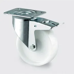 Polyamidrad TENTE, drehbar mit Bremse, 125 mm