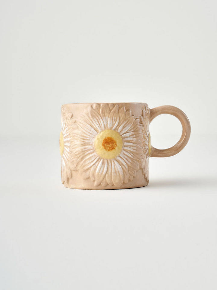 BELLA MAISON Tasse "Daisy" in Beige - 400 ml - onesize