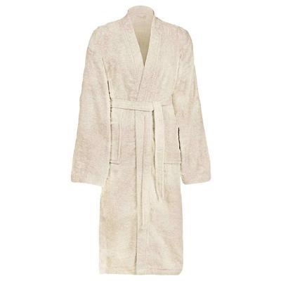 vidaXL Bademantel KINN Creme XXXL Baumwolle