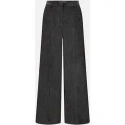 Wide-Leg Cordhose Shiloh Schwarz 42