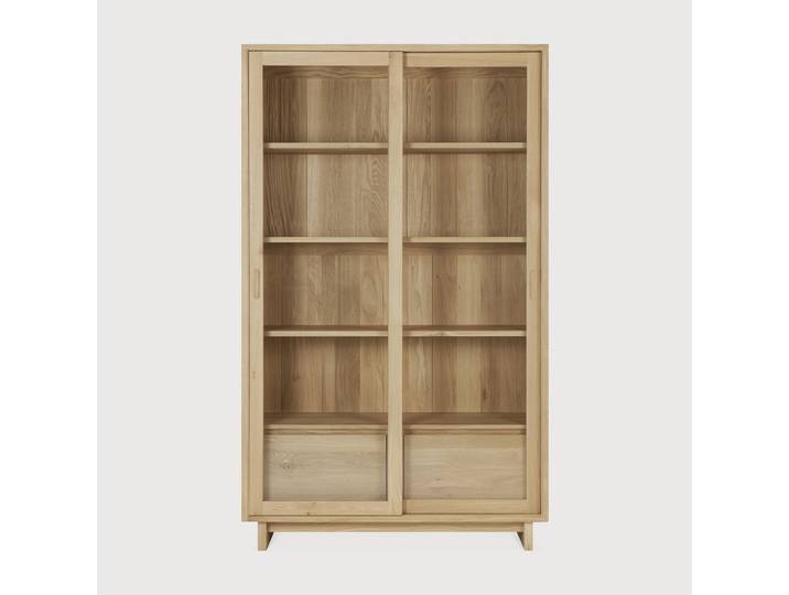 Ethnicraft Wave Indoor Schrank Eichenholz Geölt 110x46x183 cm