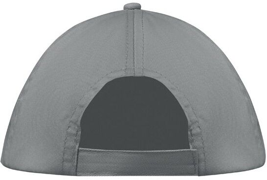 Casquette baseball 5 pans publicitaire personnalisée BUZZ gris
