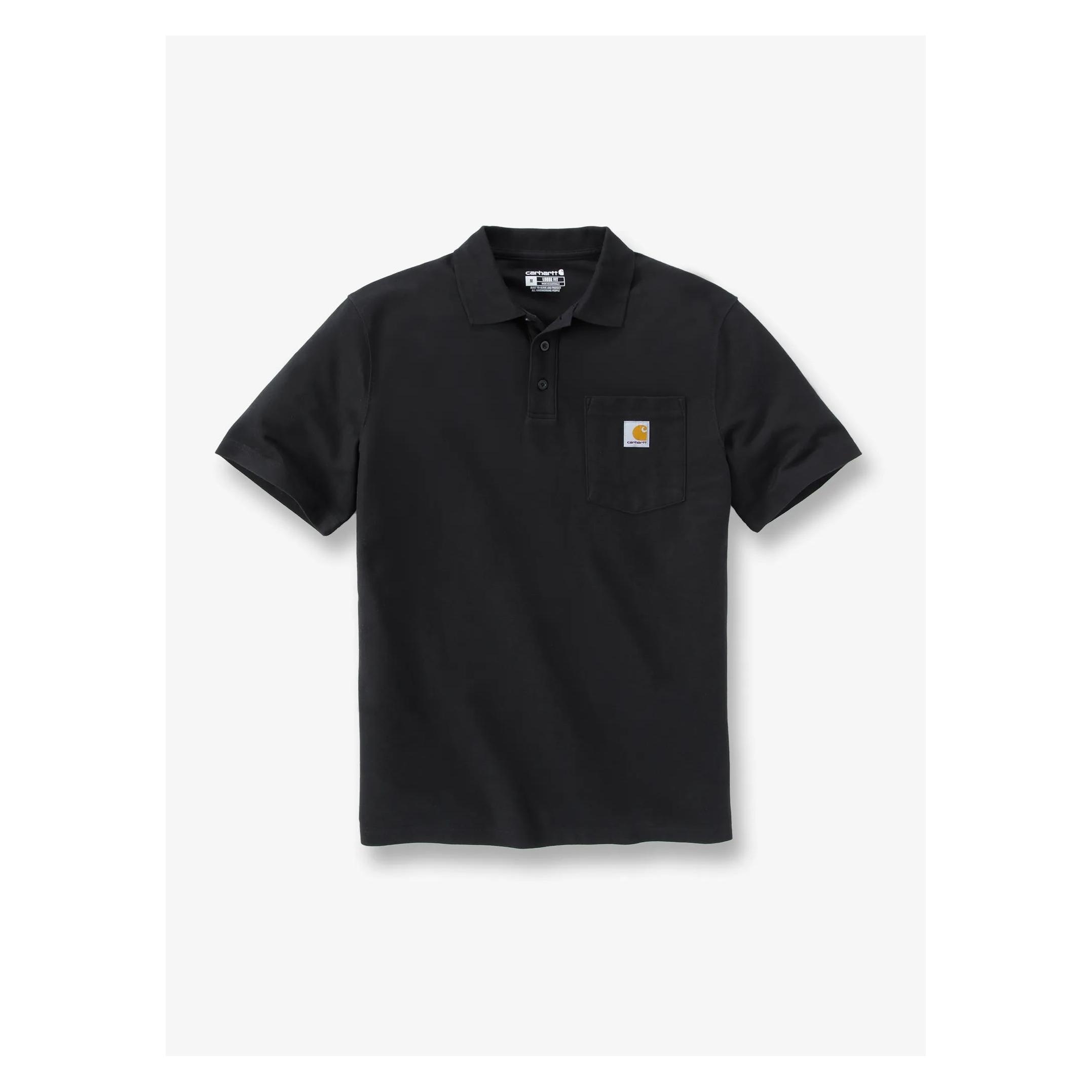 Carhartt Lockeres Poloshirt Schwarz (XL) (.106685.BLK.S007)
