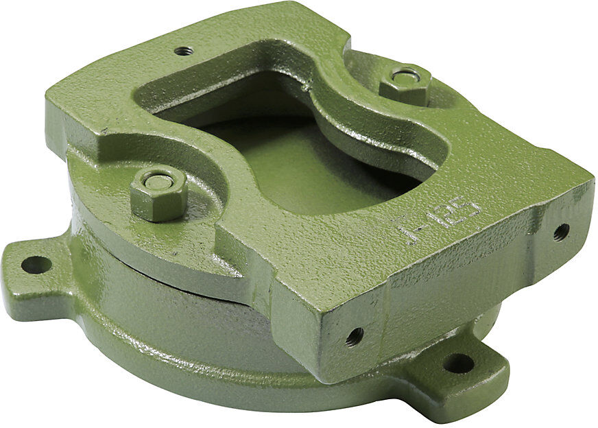 kaiserkraft Drehteller, für Schraubstöcke LEINEN JUNIOR, grün, für Backenbreite 125 mm