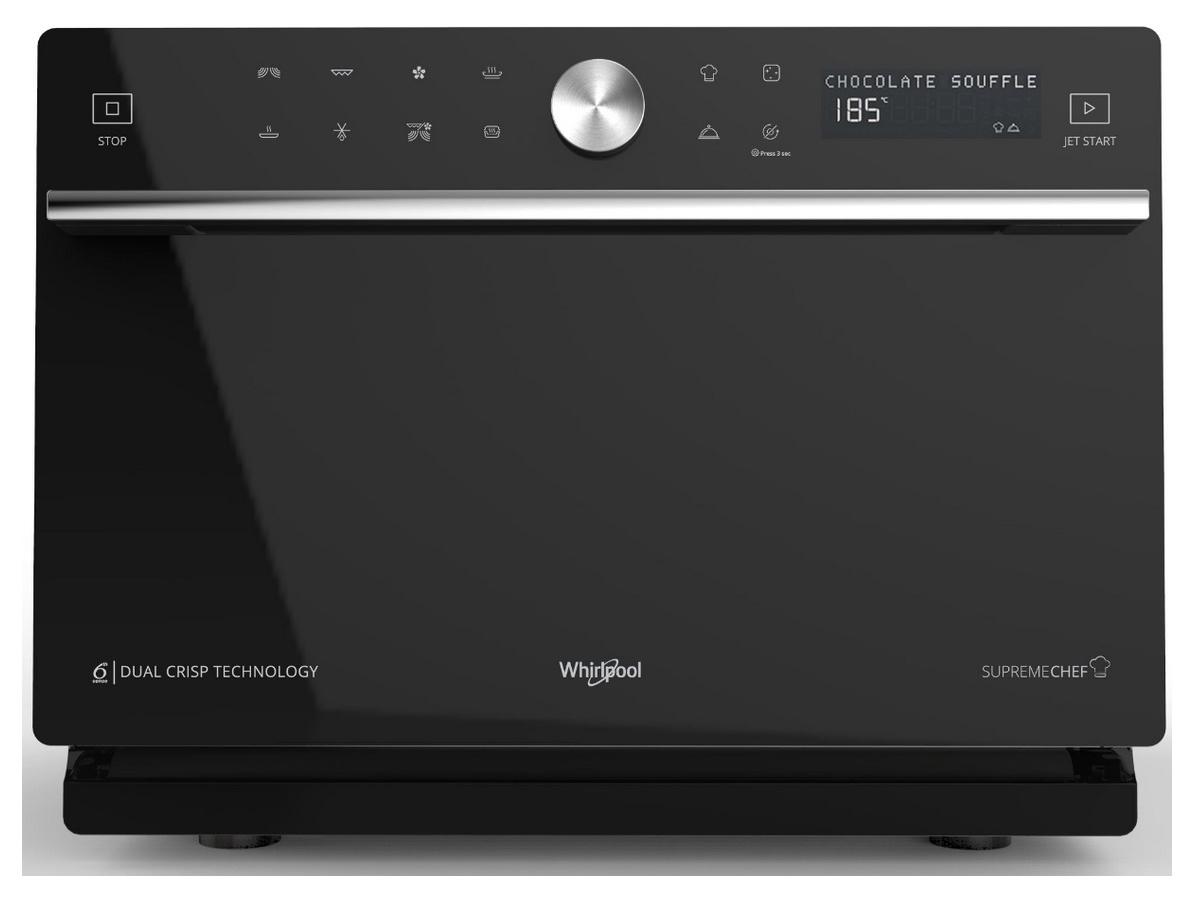 Whirlpool Supreme Chef MWSC 9133 SB, Arbeitsplatte, Kombi-Mikrowelle, 33 l, 1000 W, Eingebautes Display, LCD