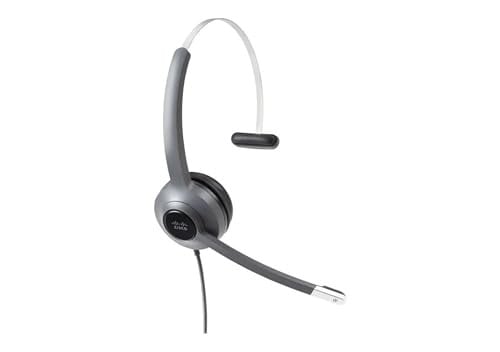 Cisco Headset 521 Wired Single 3.5mm met USB Adapter