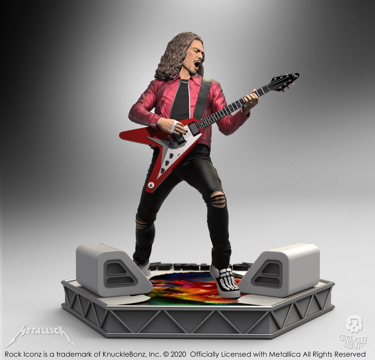 Knucklebonz Metallica Rock Iconz Kirk Hammett Limited Edition Statue, 22 cm