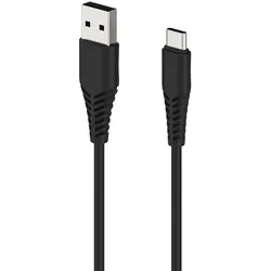 2GO 797281 USB Kabel 1 m USB B USB C Schwarz