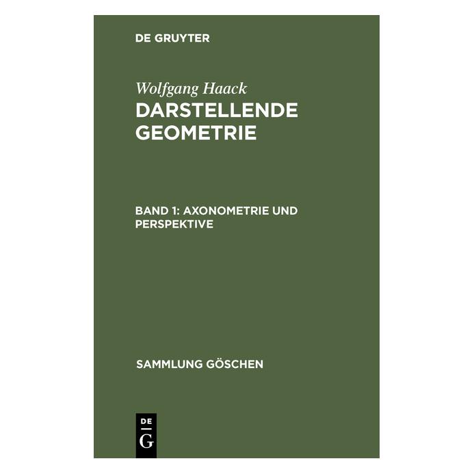 De Gruyter Haack:Axonometrie und Perspektive (67768727)