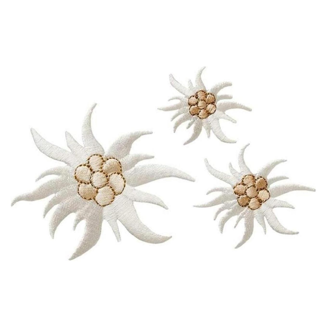 Mono Quick Edelweiss (3 Stk., 3 x 3 cm) (16139)