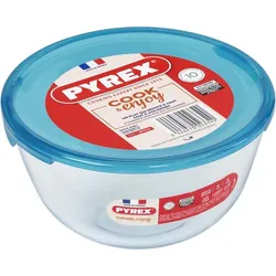PYREX Rührschüssel aus Glas mit Deckel 1l