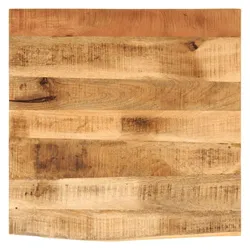 vidaXL, Tischplatte, Beburdorf (Raues Mango-Massivholz) (60 x 60 cm)