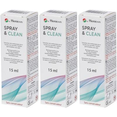 Menicare Spray & Clean x3 3x15 ml