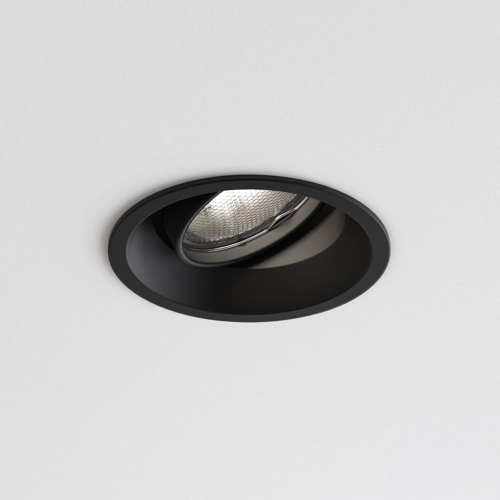 Astro Minima ronde inbouwspot - Verstelbare downlight, mat zwart, GU10