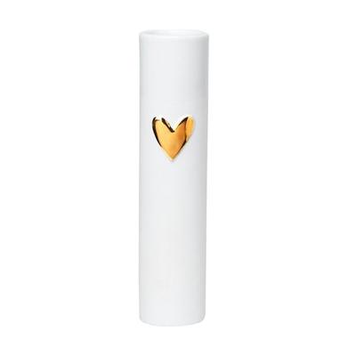 LIVING Vase Herz gold