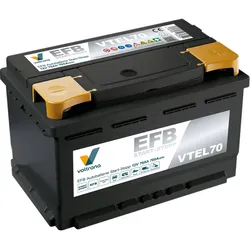 Voltrana EFB Autobatterie Start-Stopp 70Ah 12V 700A VTEL70