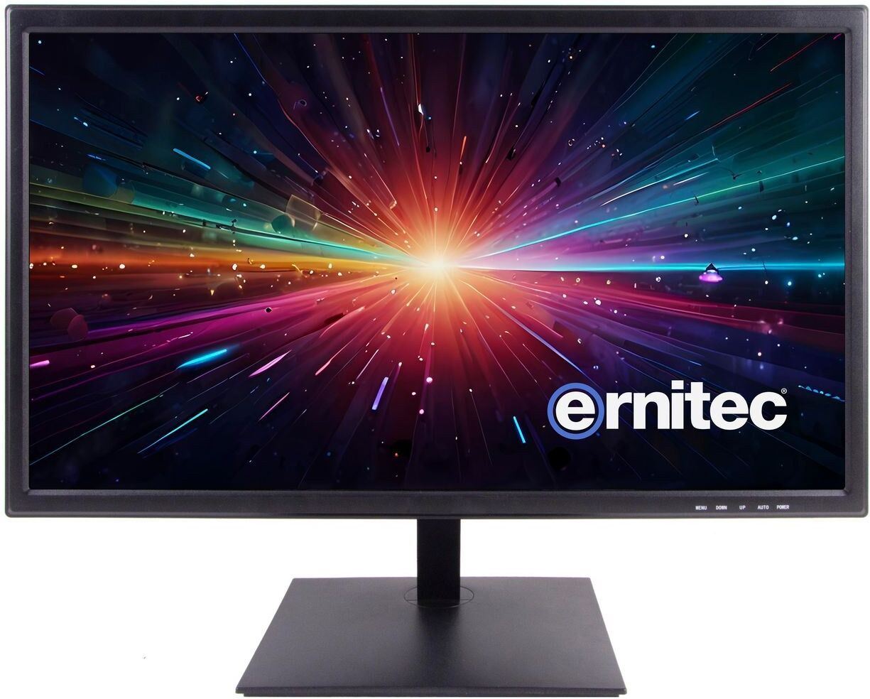 Ernitec 24" 24/7 Full HD Surveillance Monitor, HDMI 2.0, DisplayPort, Speakers, PSU (0070-24124-2)