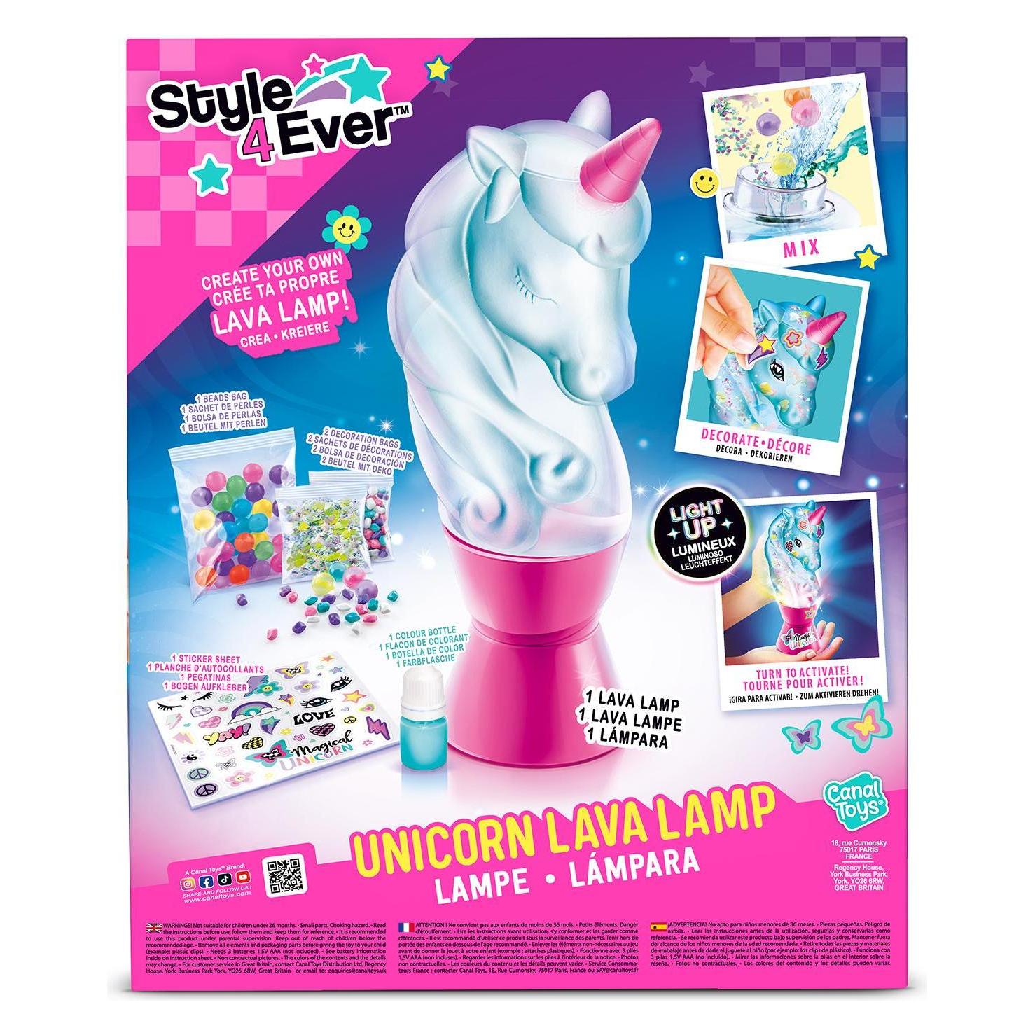 Style 4 Ever Gør-Det-Selv Enhjørningelavalampe (48999405)