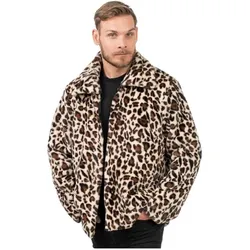Chaks Jacke - Kunstfell: Leo (One Size, XXL)