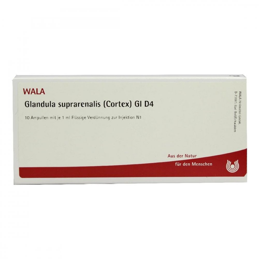 WALA Heilmittel GmbH Glandula Supraren. Cort. Gl D4 Ampullen 02829903