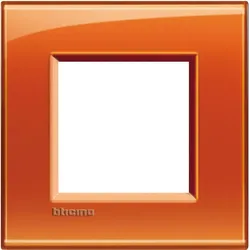 Legrand LNA4802OD Abdeckrahmen LIVINGLIGHT: 1-fach, 2 Module, Farbe: Orange