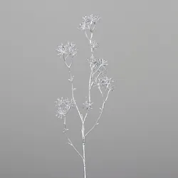 dpi Fruchtstand, künstlicher Dekozweig, 60 cm, silber