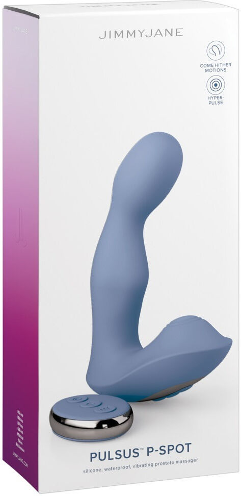 JimmyJane Vibromasseur prostatique et stimulateur périnéal rechargeable en silicone doux