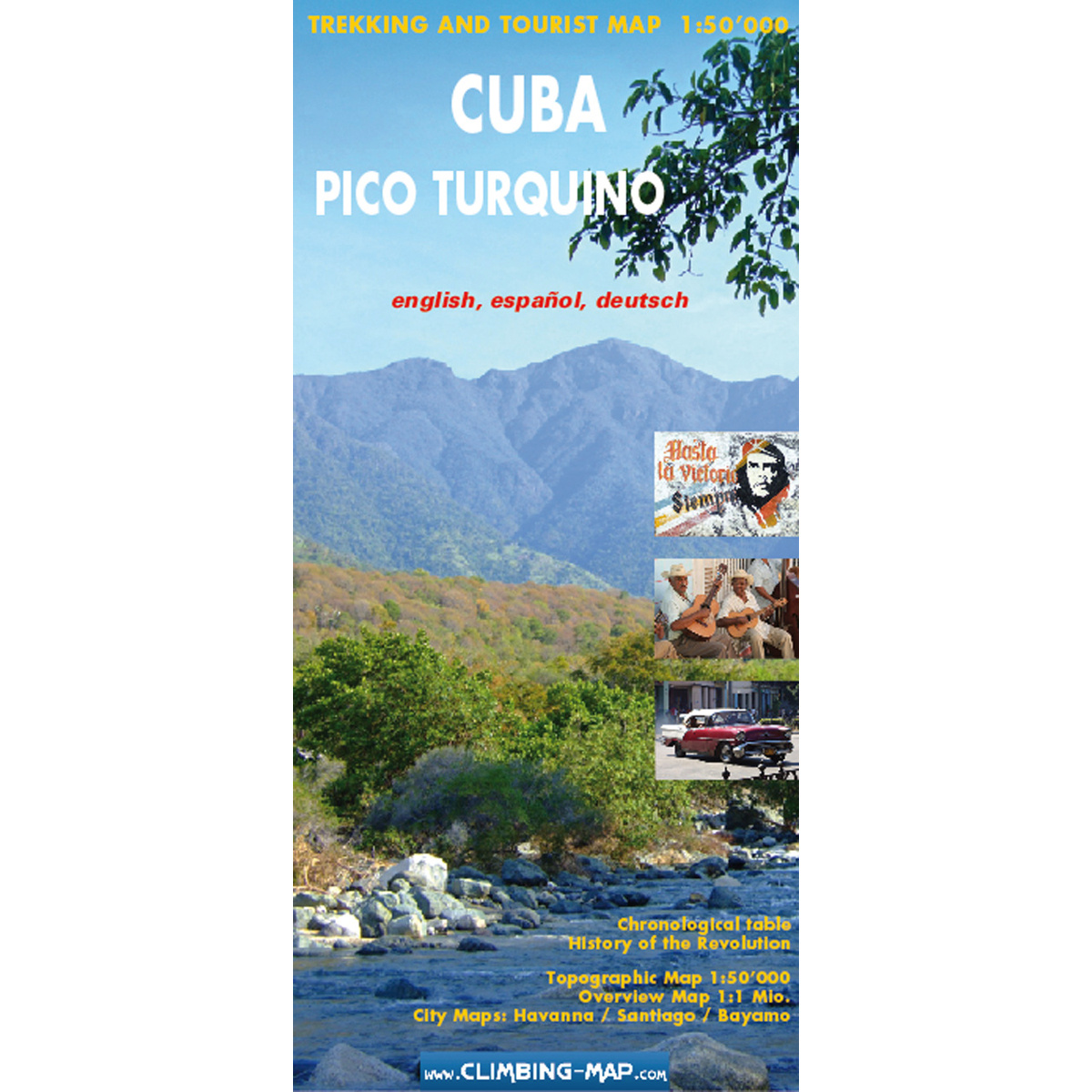 Climbing Map Cuba - Pico Turquino Karte (Größe One Size)
