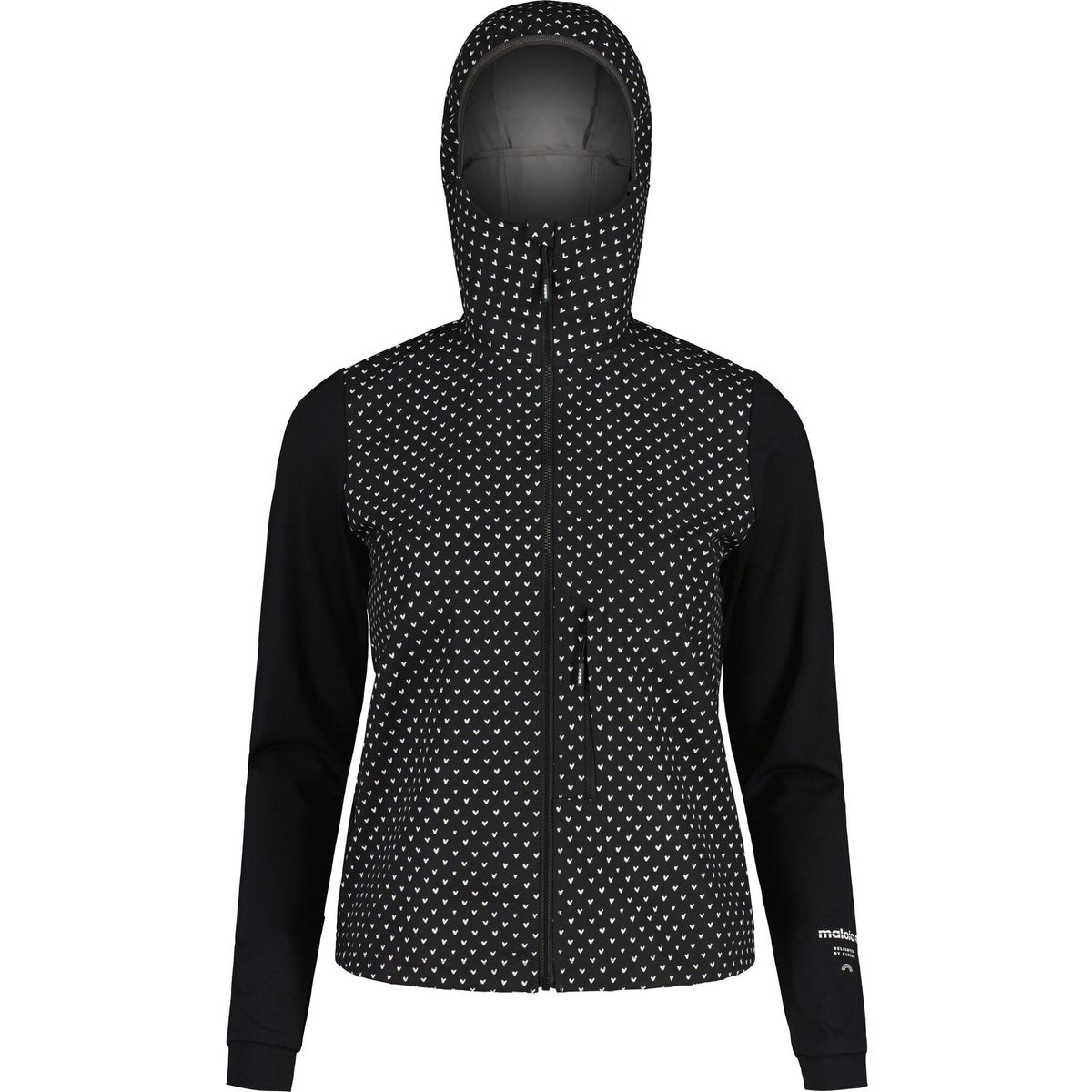 Maloja SennesM. Printed deep black hearts (1177) M 42128-1-1177-M