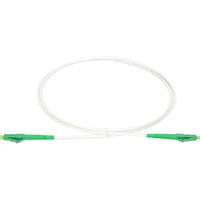 Glasfaser-Simplex-Patchkabel, stahlarmiert, Singlemode, LC/APC > LC/APC weiß, 5 Meter