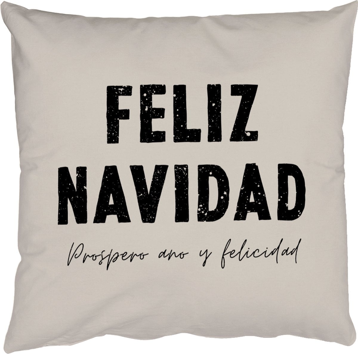 Sierkussen Kerstmis Feliz Navidad met Quotes - 50 x 50 cm