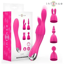 Intense, Vibrator, - Cher Vibrator Mit Wechselkã–Pfen