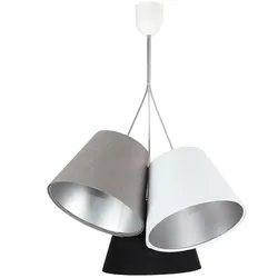 HÄNGELEUCHTE Silber 26/19 cm