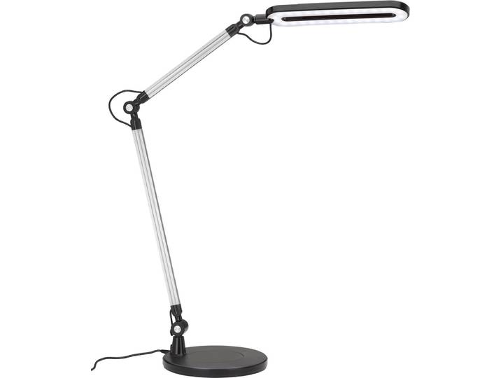 BRILONER Swan - LED Bureaulamp - dimbaar - met CCT - tafellamp - verstelbaar - leeslamp - zwart