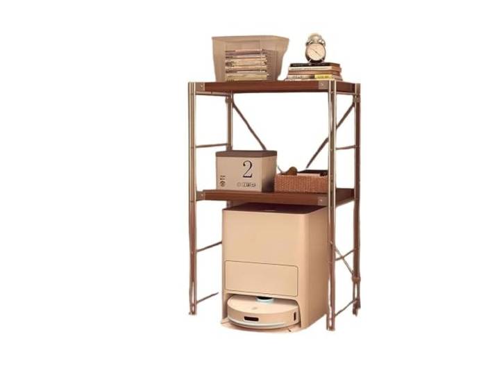 Einfaches Roboter-Vakuumschrank-Aufbewahrungsorganisator-Regal for Zuhause Küche, Büro, Wohnzimmer, Eingangsbereich(2 Tier 50cm)