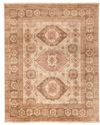 ECARPETGALLERY Hand-knotted Jules Serapi Light Khaki Wool Rug - 8'3 x 10'3