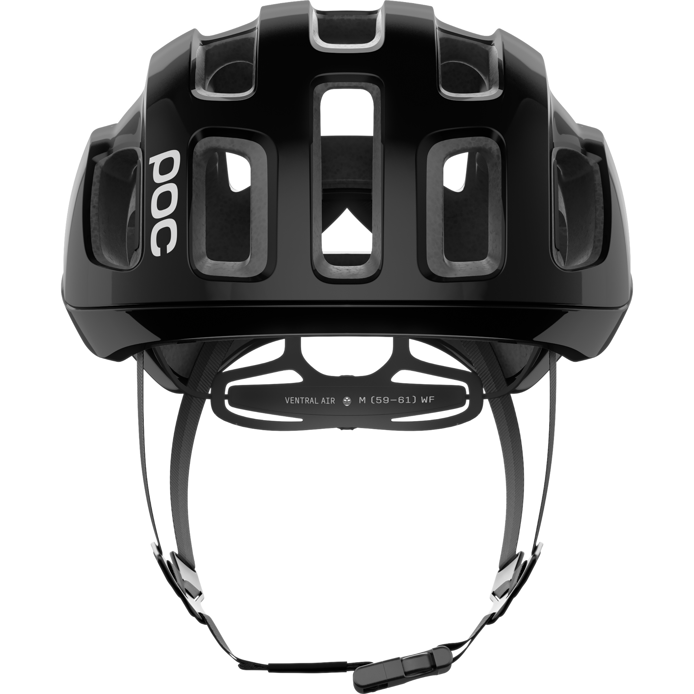 POC Ventral Air WF Mips Fahrradhelm Fahrradhelme schwarz Größe 55-58cm Rennrad