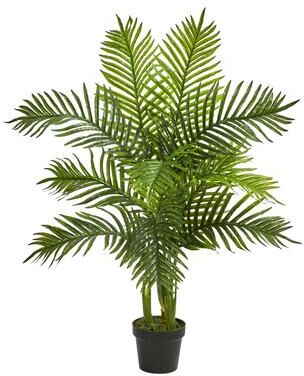 Nearly Natural 3.5' Areca Palm Artificial Tree (Real Touch)
