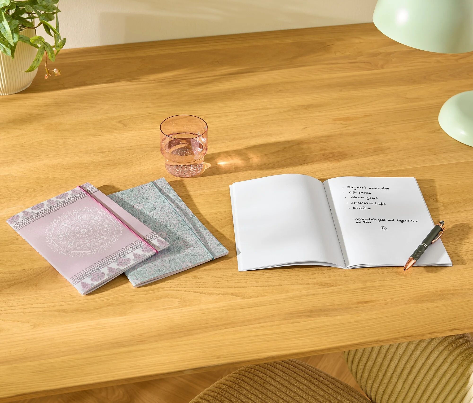 Tchibo - 3 Notizbücher - mehrfarbig