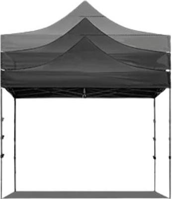 Pop Up Pavillon, wasserdichte Materialien, tragbares Design, 10x10ft schwarz