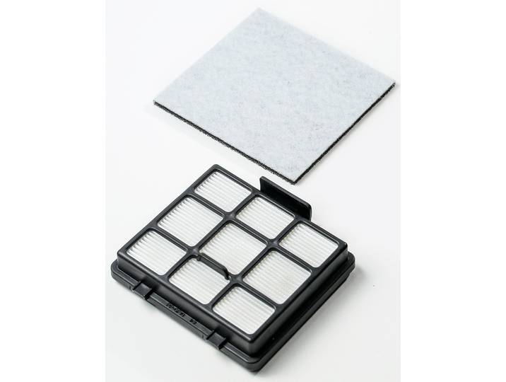 HANSEATIC Motorschutzfilter HBVC80012WMC+HBVC80012DGMV Filter Set , schwarz (schwarz, weiß), 2 Stk., Filterkartuschen, Motorschutzfilter