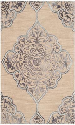 SAFAVIEH Handmade Dip Dye Luana Medallion Wool Rug