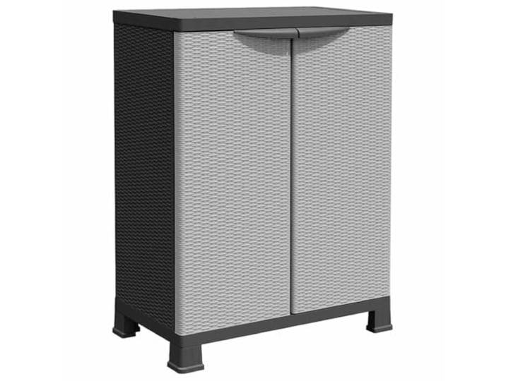 YUTAASU Kunststoffschrank 68x39x92 cm Rattan-Design