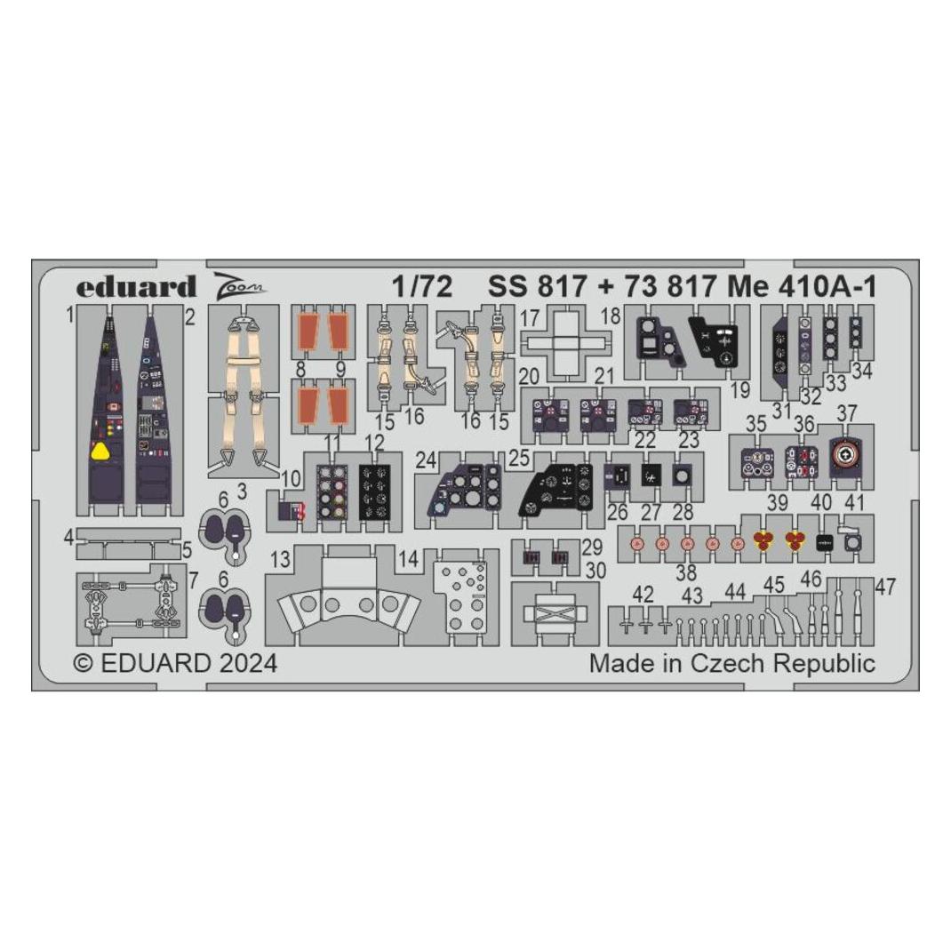 Eduard Me 410A-1 1/72 AIRFIX (SS817)