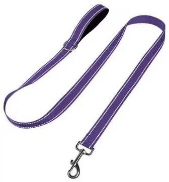 Inspired Finds SafeGlow Reflective Dog & Cat Walking Harness Leash purple 2.5cmx59.06in