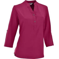 MAUL Damen Bluse Bad Bevensen II - langarm Blus, Größe 40 in Rot Rot